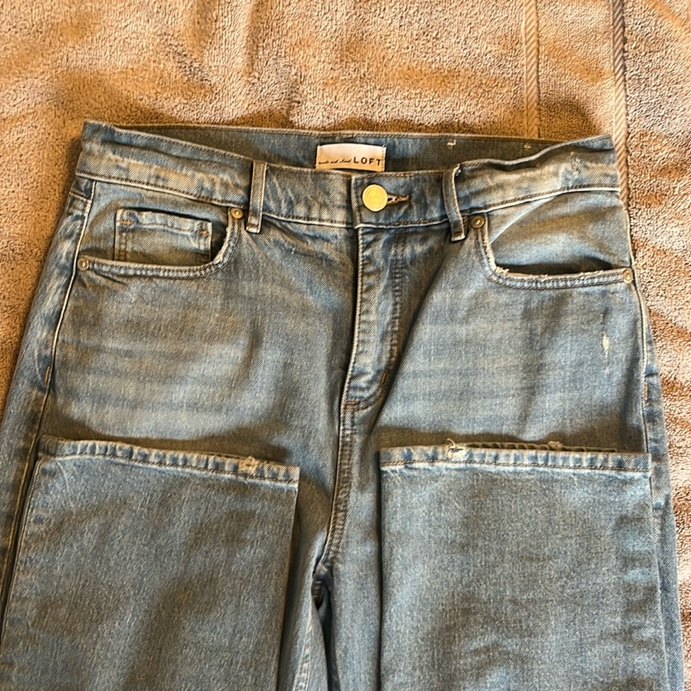 Loft straight crop jeans - NWOT!!